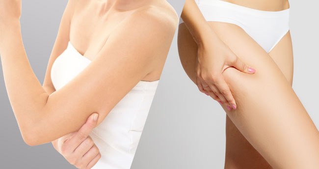 気になる脂肪をピンポイントに落とす